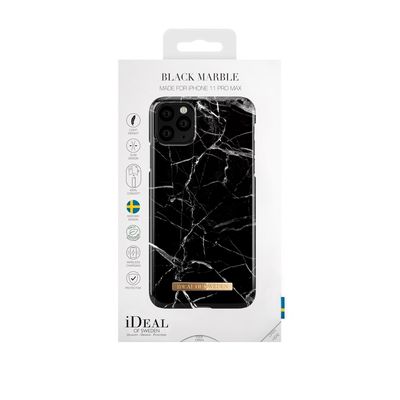 iDeal Of Sweden iPhone 11 Pro Max Fashion Case 2019, Black Marble