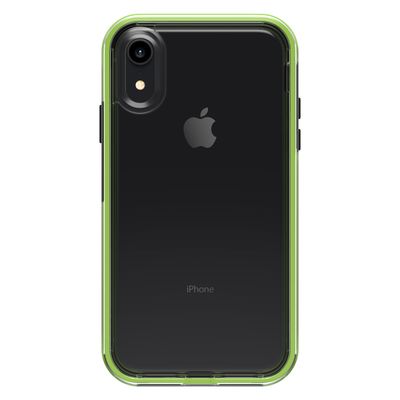 LifeProof iPhone XR Slam Series, Night Flash (Clear/Lime/Black) (77-59945)