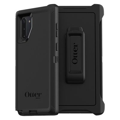 OtterBox Samsung Galaxy Note 10 Defender Series, Black (Black/Black)