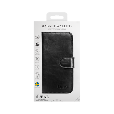 iDeal Of Sweden iPhone Xs Max Magnet Wallet+, Black