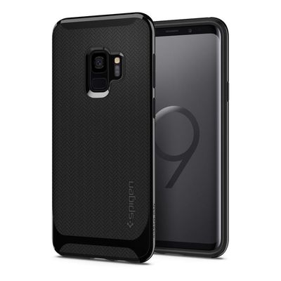 Spigen Samsung Galaxy S9 Neo Hybrid Crystal, Midnight Black (592CS23339)(SRS)