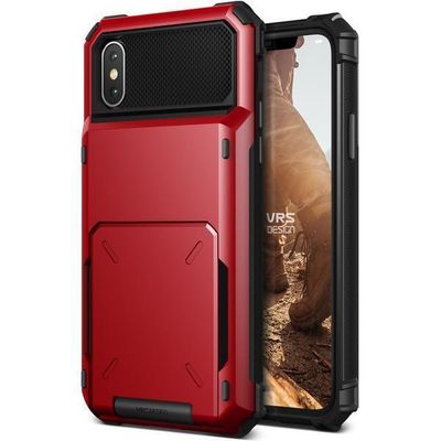 VRS Design iPhone X Damda Folder TPU+PC, Red