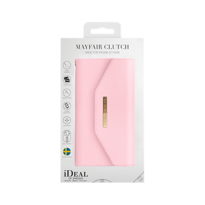 iDeal Of Sweden iPhone 8 Mayfair Clutch, Pink