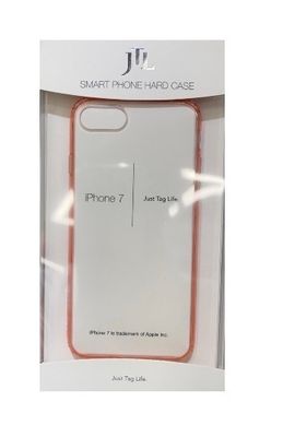 JTL iPhone 7 Dual Protection Bumper Back Case, Crystal Pink