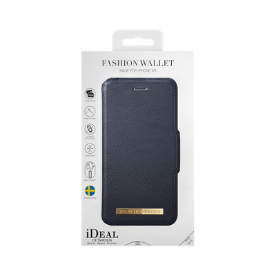 iDeal Of Sweden iPhone XR Fashion Wallet, Navy iDeal Of Sweden iPhone XR Fashion Wallet, Navy