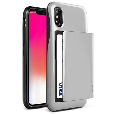 VRS Design iPhone X Damda Glide TPU+PC, Silver