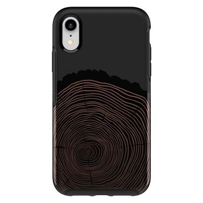 OtterBox iPhone XR Symmetry Series IML, Wood You Rather (Black/Graphic) OtterBox iPhone XR Symmetry Series IML, Wood You Rather (Black/Graphic)