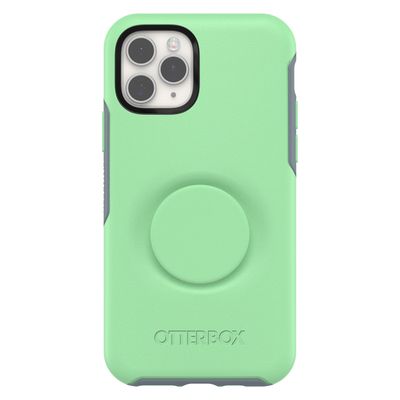 OtterBox Otter + Pop iPhone 11 Pro Symmetry Series, Mint To Be (Green/Lead) OtterBox Otter + Pop iPhone 11 Pro Symmetry Series, Mint To Be (Green/Lead)