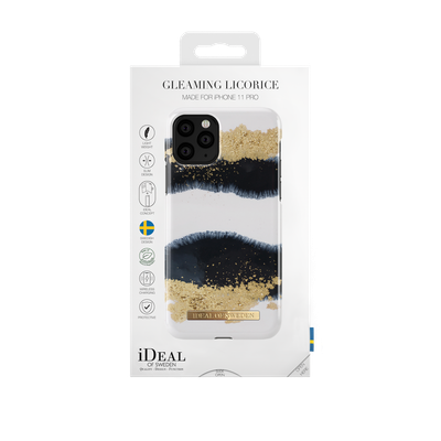 iDeal Of Sweden iPhone 11 Pro Fashion Case 2019, Gleaming Licorice