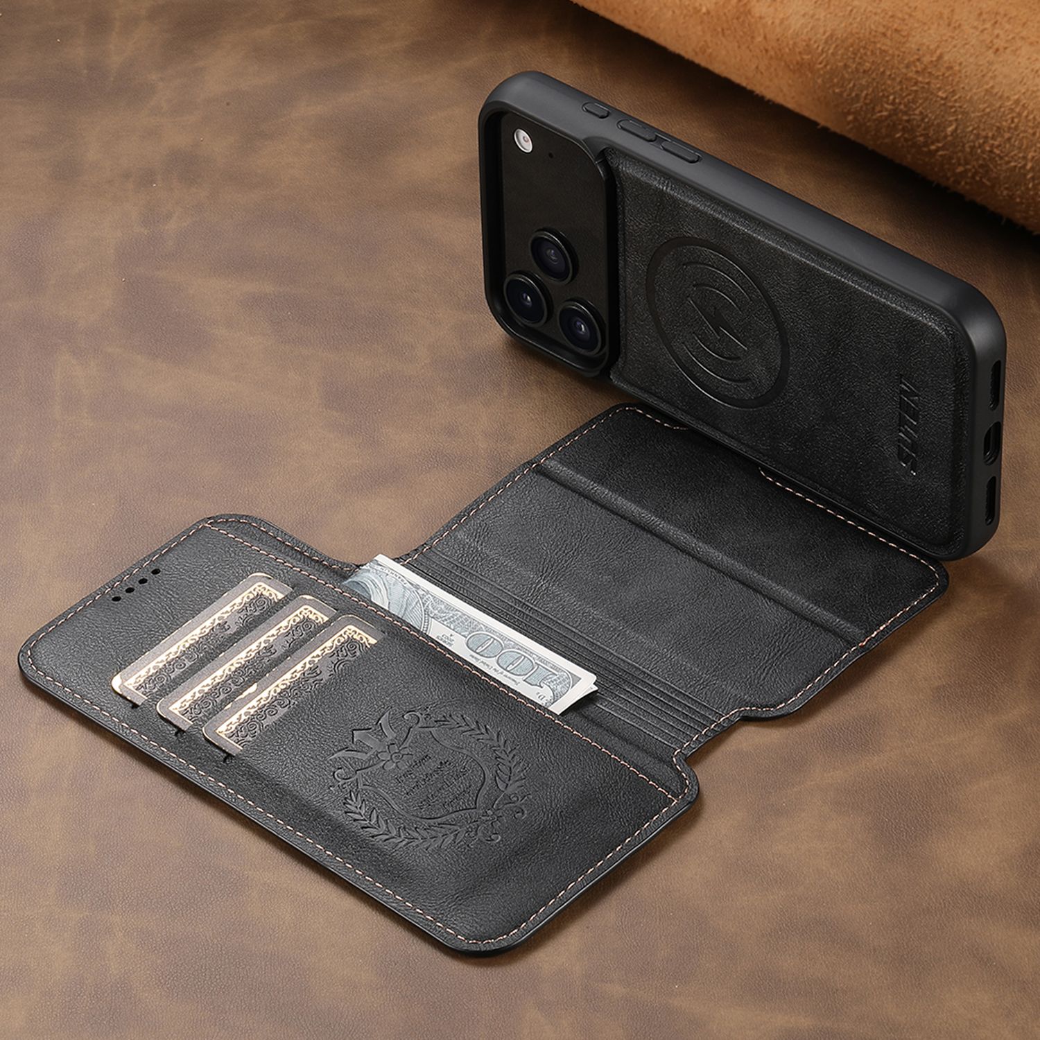 TDG KDS iPhone 17 Pro Max Q5 Flip Case, Black