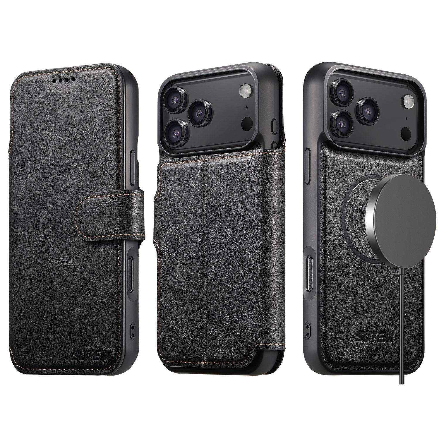 TDG KDS iPhone 17 Pro Max Q5 Flip Case, Black