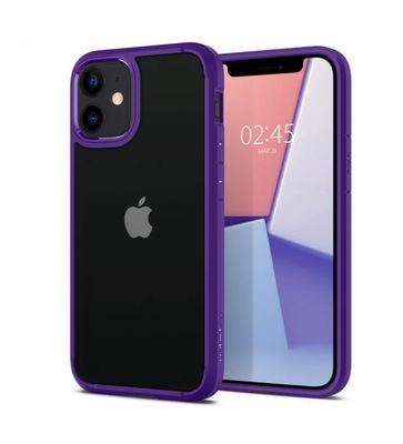 Spigen iPhone 12 mini Crystal Hybrid, Hydrangea Purple