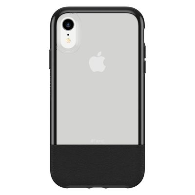 OtterBox iPhone XR Statement Series, Lucent Black (Clear/Black)