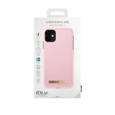 iDeal Of Sweden iPhone 11 Fashion Case Saffiano, Pink