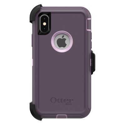 OtterBox iPhone Xs Defender Series, Dark Lake (Chinchilla/Blues)