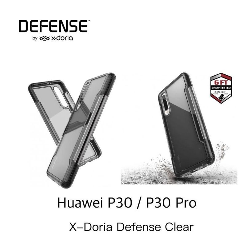 X-Doria Huawei P30 Defense Clear, Black