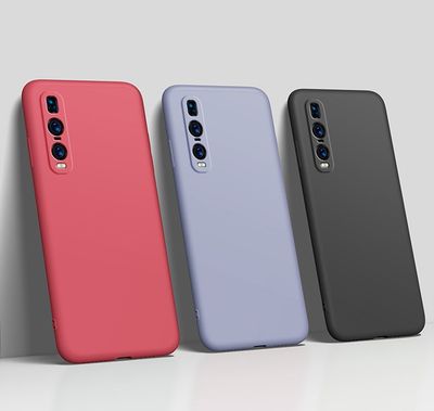 Komass Oppo Find X2 Pro Liquid Silicone Back Cover, Black