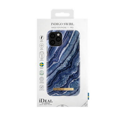 iDeal Of Sweden iPhone 11 Pro Fashion Case 2019, Indigo Swirl