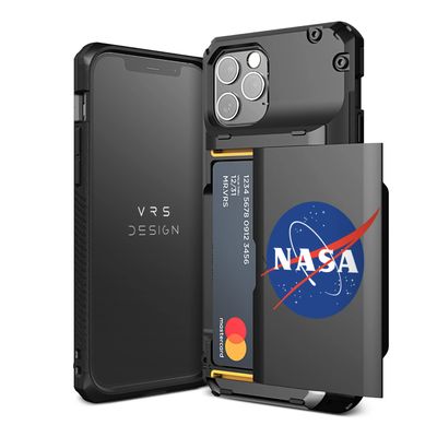 VRS Design iPhone 12 / iPhone 12 Pro Damda Glide Pro, Black/Nasa/Earth