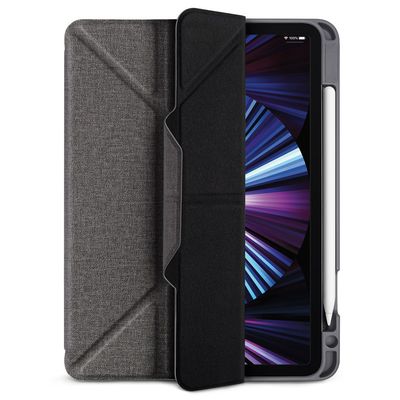 Power Support iPad Pro 11&quot; (2021) Air Jacket Folio Case with Pencil Holder, Grey