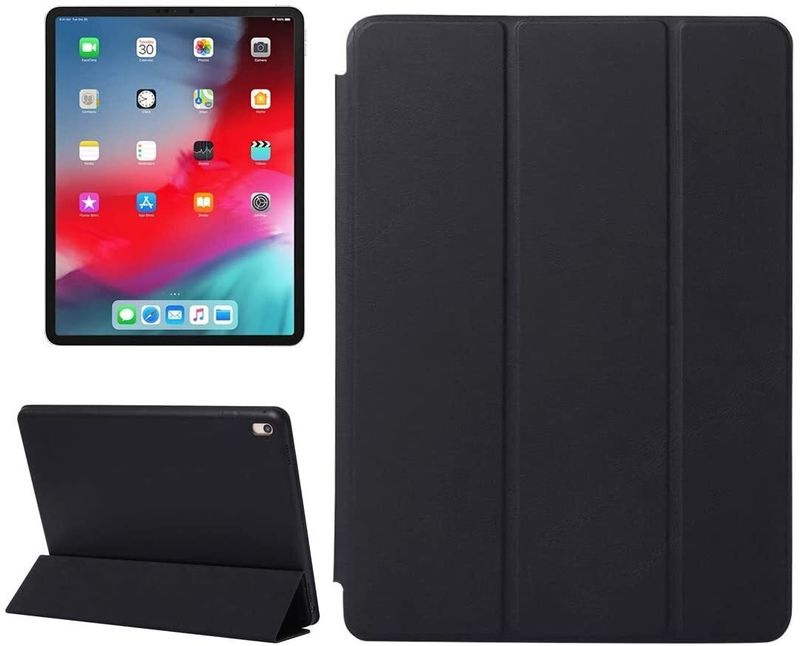 Just Must iPad Pro 12.9 (2018) Leather Folio Skin, Black