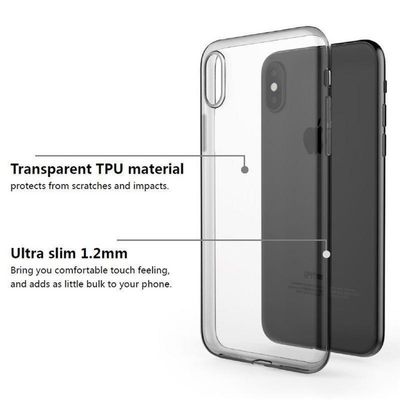 X-Doria iPhone X Gel Jacket, Clear