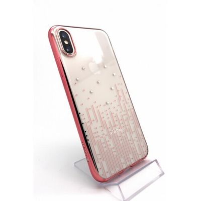 Devia iPhone X Crystal Meteor Soft Case, Rose Gold