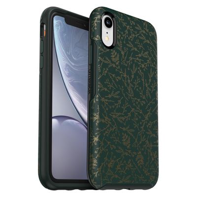 OtterBox iPhone XR Symmetry Series IML, Play The Field (Green/Scarab)