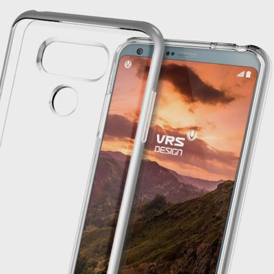 VRS Design LG G6 Crystal Bumper TPU+PC, Light Silver