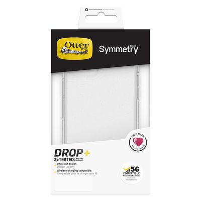 OtterBox iPhone 12 mini Symmetry Clear Series, Stardust (Flake/Clear)