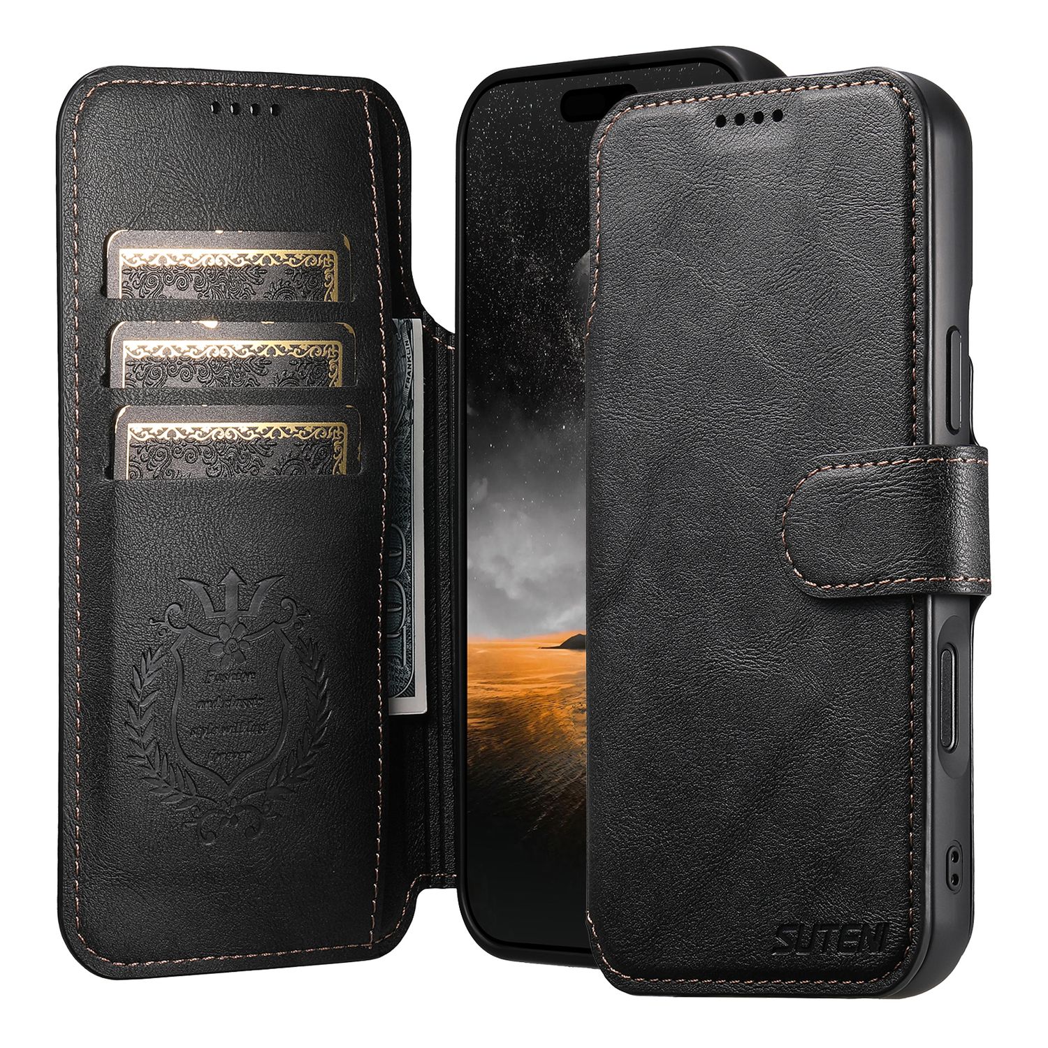 TDG KDS iPhone 17 Pro Q5 Flip Case, Black
