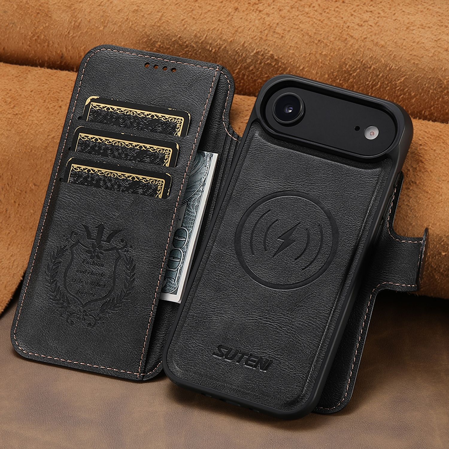 TDG KDS iPhone 17 Pro Q5 Flip Case, Black