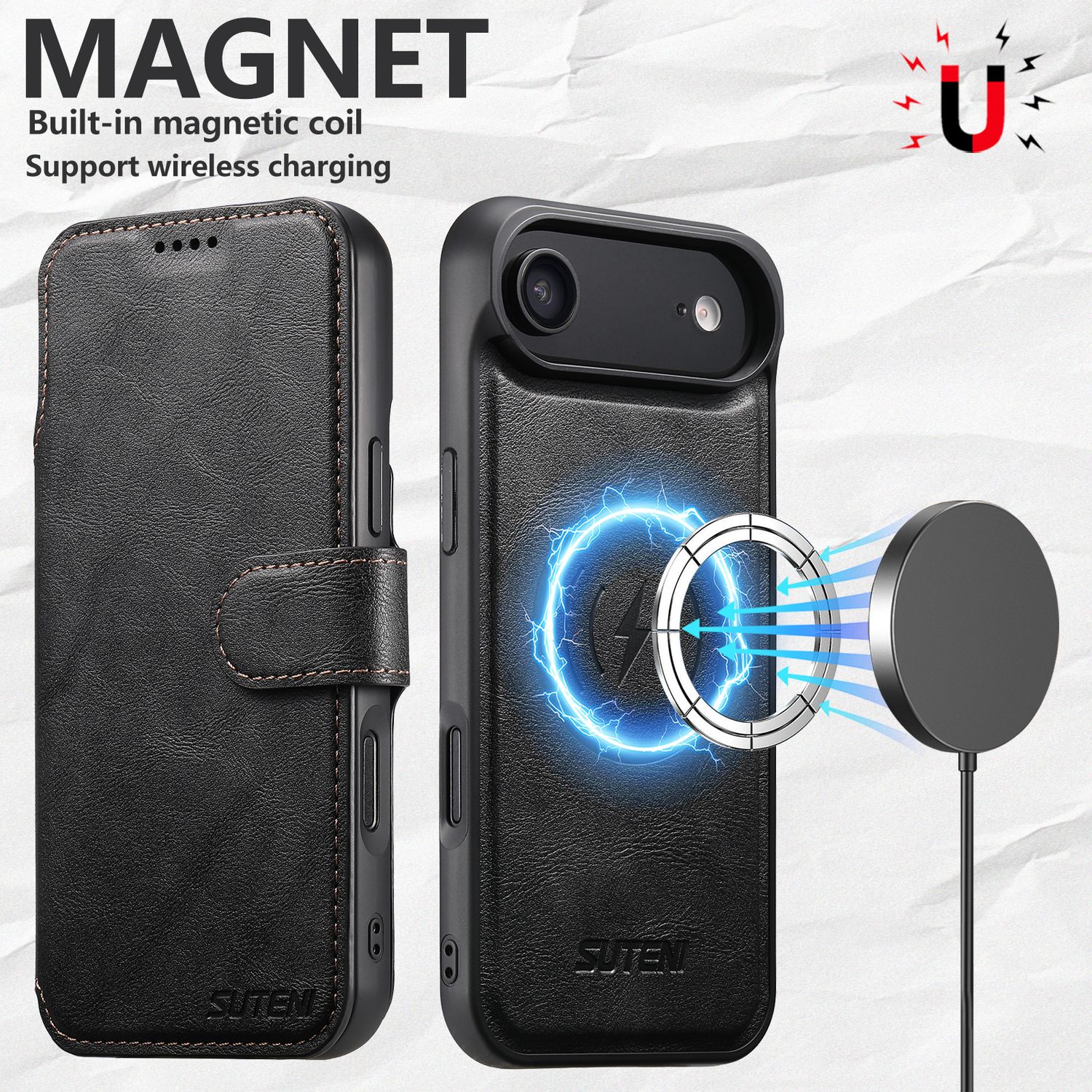 TDG KDS iPhone 17 Pro Q5 Flip Case, Black
