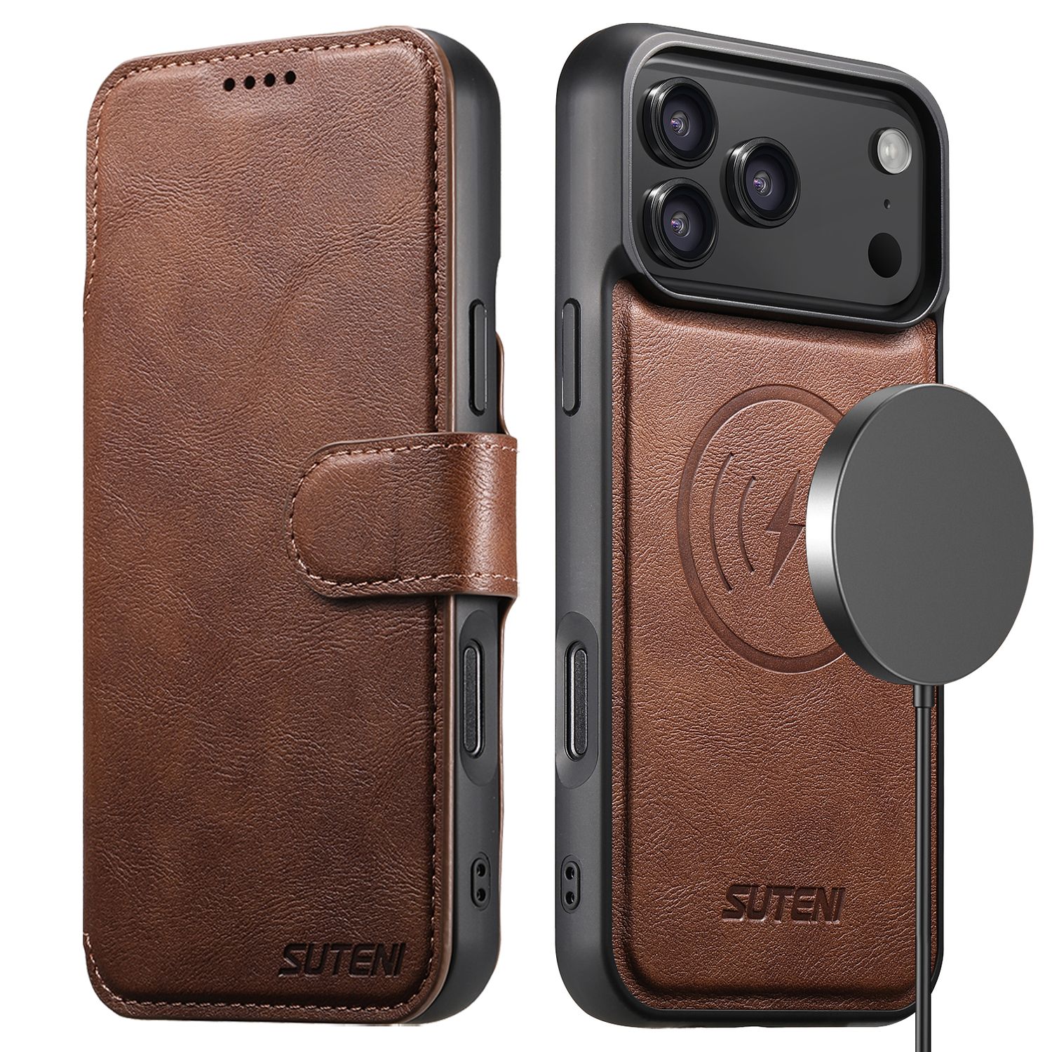 TDG KDS iPhone 17 Pro Max Q5 Flip Case, Brown