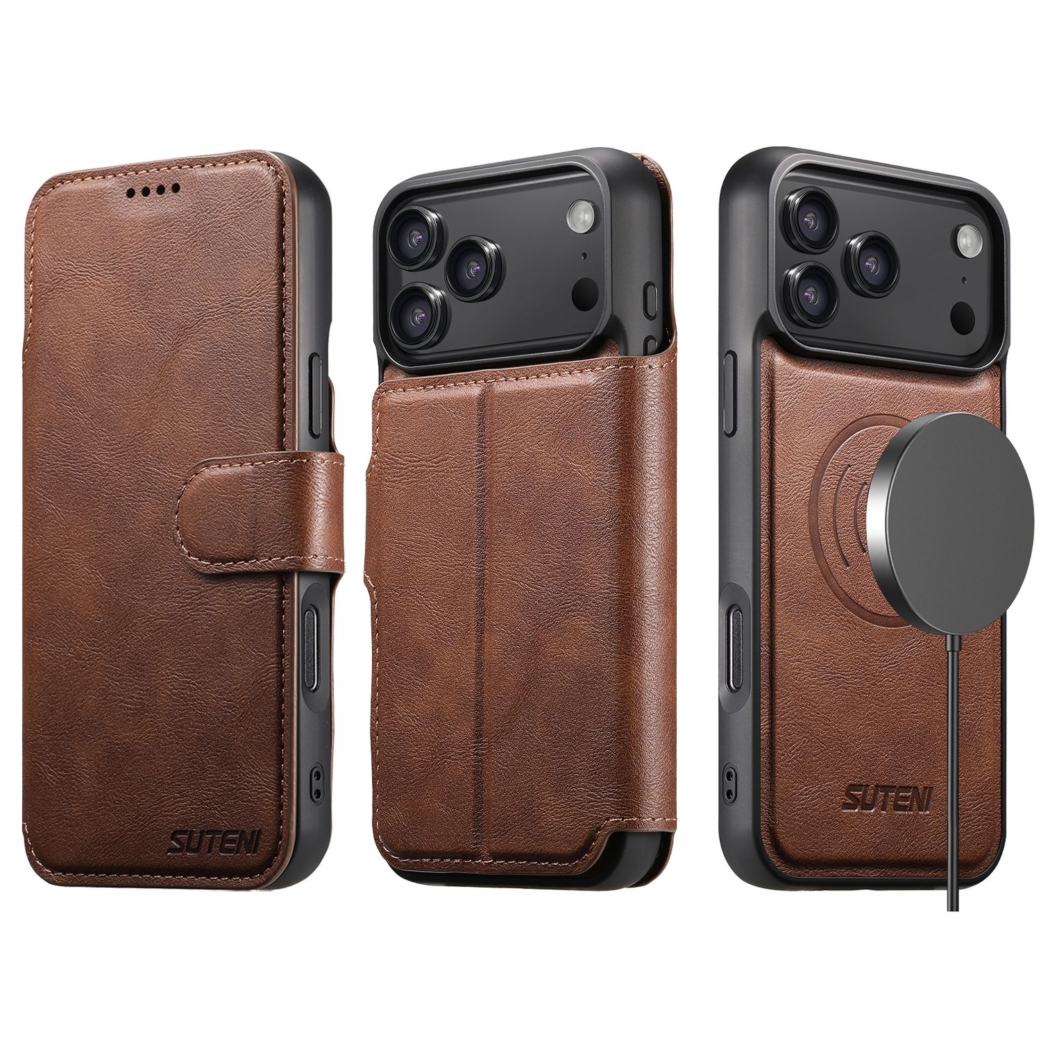 TDG KDS iPhone 17 Pro Max Q5 Flip Case, Brown