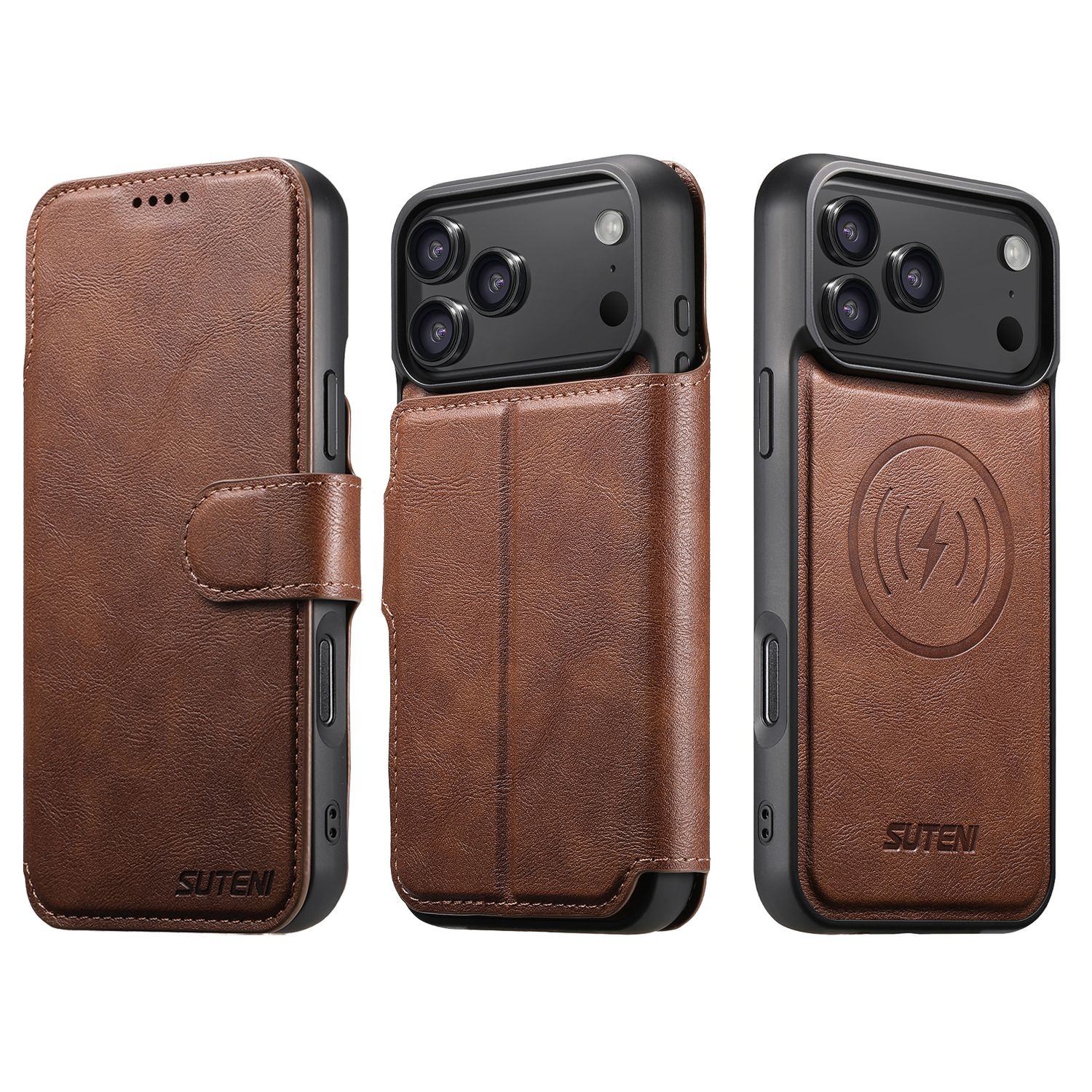 TDG KDS iPhone 17 Pro Max Q5 Flip Case, Brown