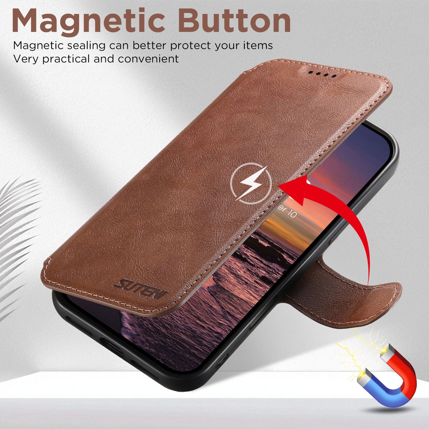 TDG KDS iPhone 17 Pro Max Q5 Flip Case, Brown