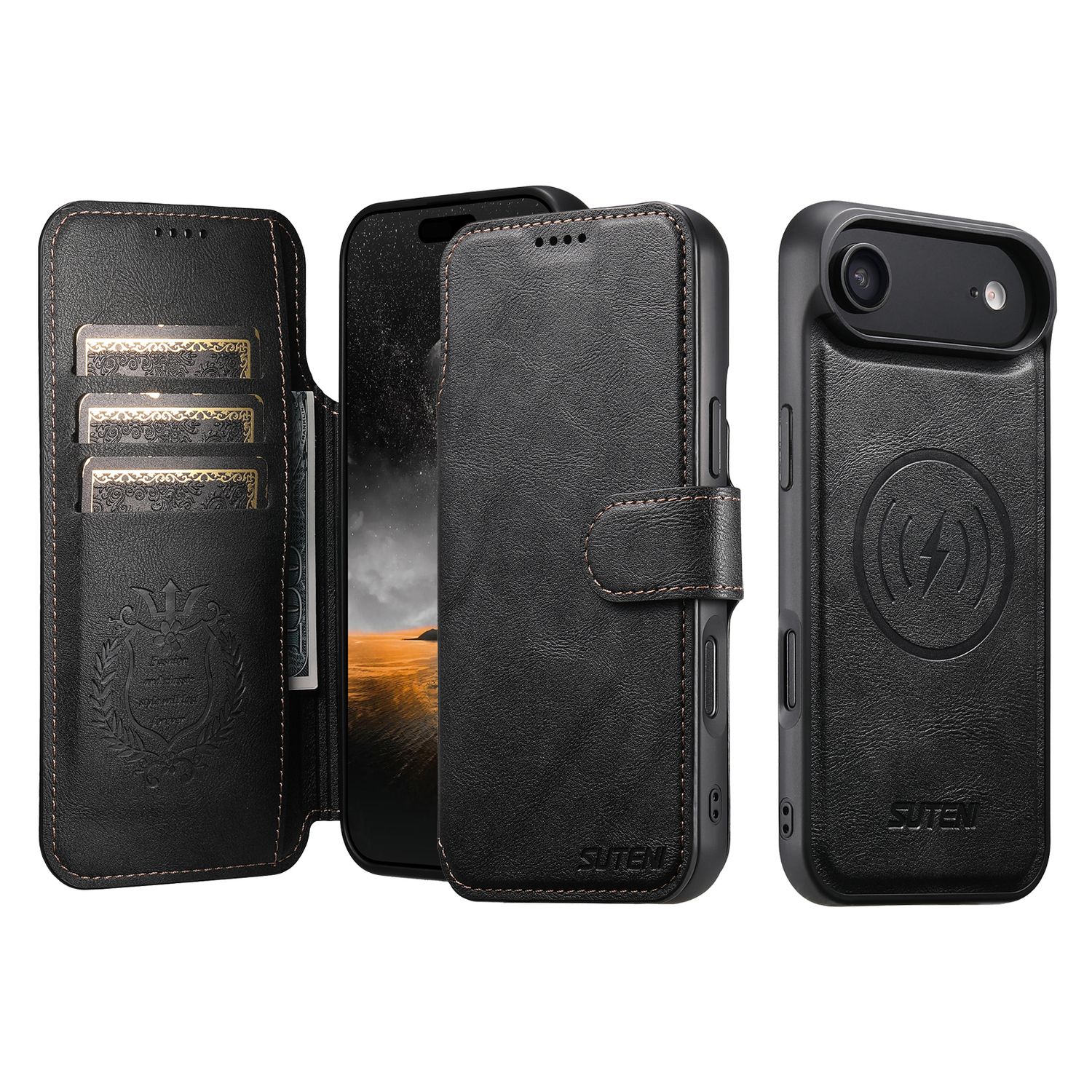 TDG KDS iPhone 17 Pro Q5 Flip Case, Black