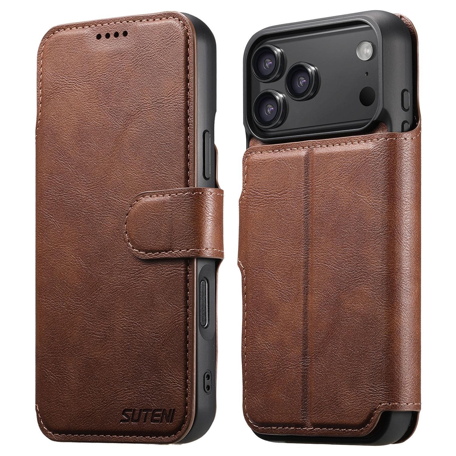 TDG KDS iPhone 17 Pro Max Q5 Flip Case, Brown