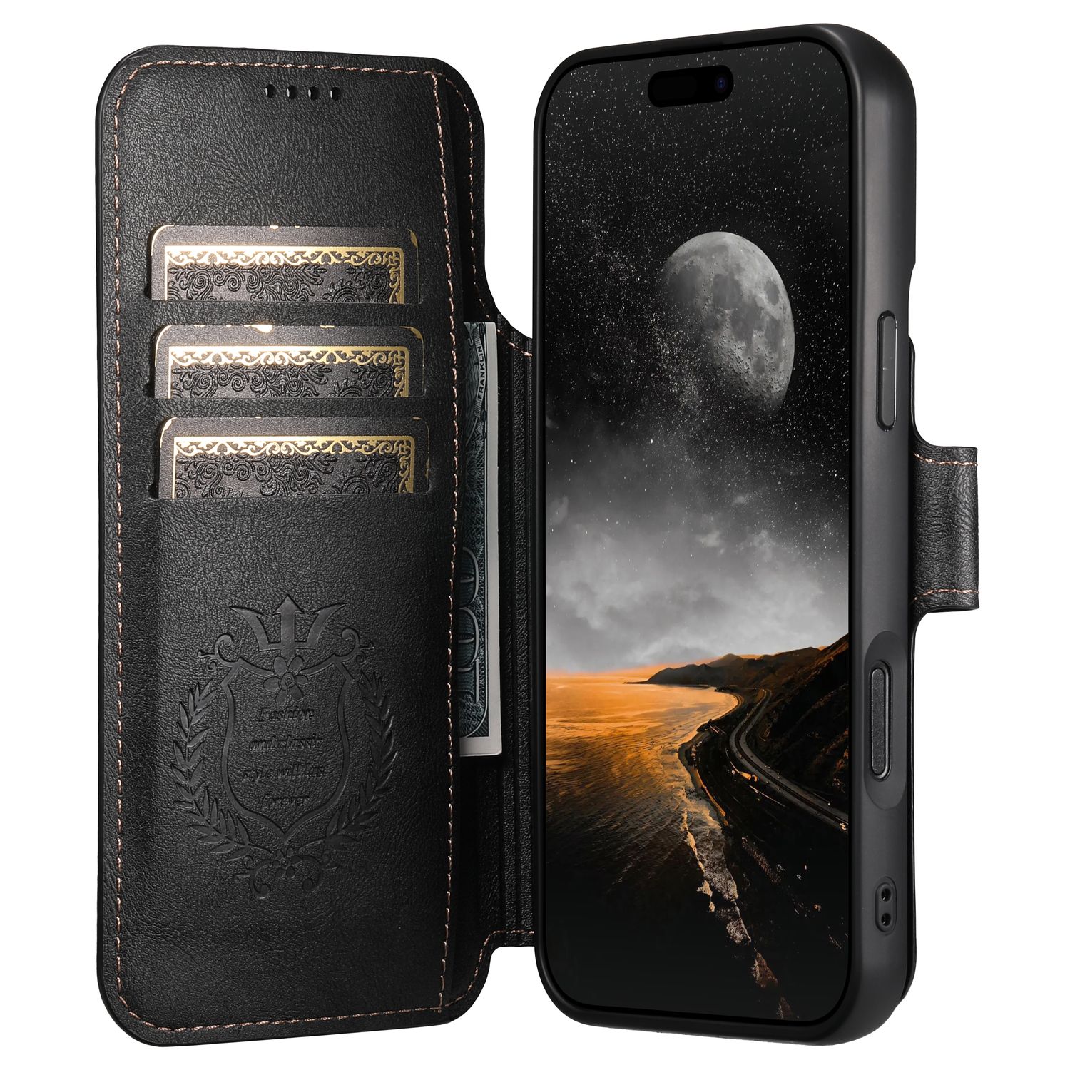 TDG KDS iPhone 17 Pro Q5 Flip Case, Black