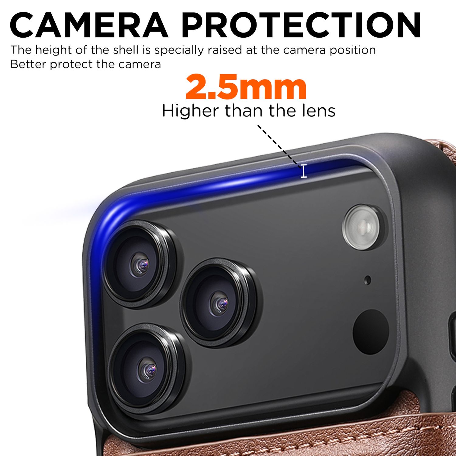 TDG KDS iPhone 17 Pro Max Q5 Flip Case, Brown