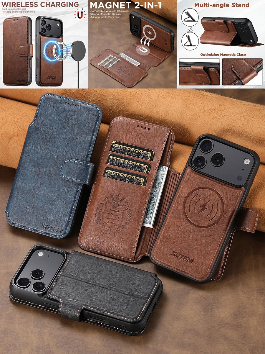 TDG KDS iPhone 17 Pro Max Q5 Flip Case, Brown