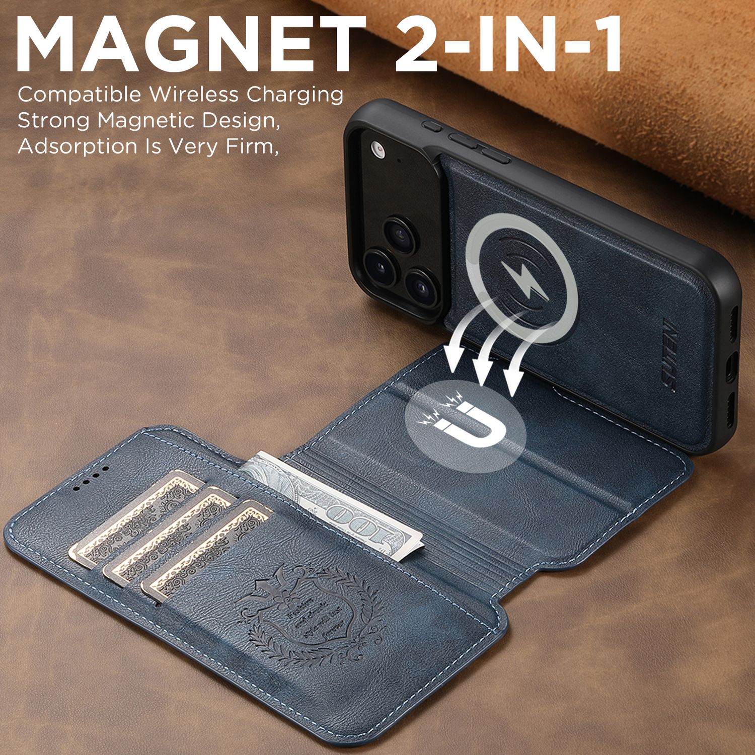 TDG KDS iPhone 17 Pro Max Q5 Flip Case, Blue