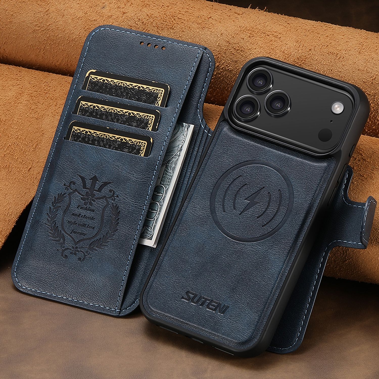 TDG KDS iPhone 17 Pro Q5 Flip Case, Blue