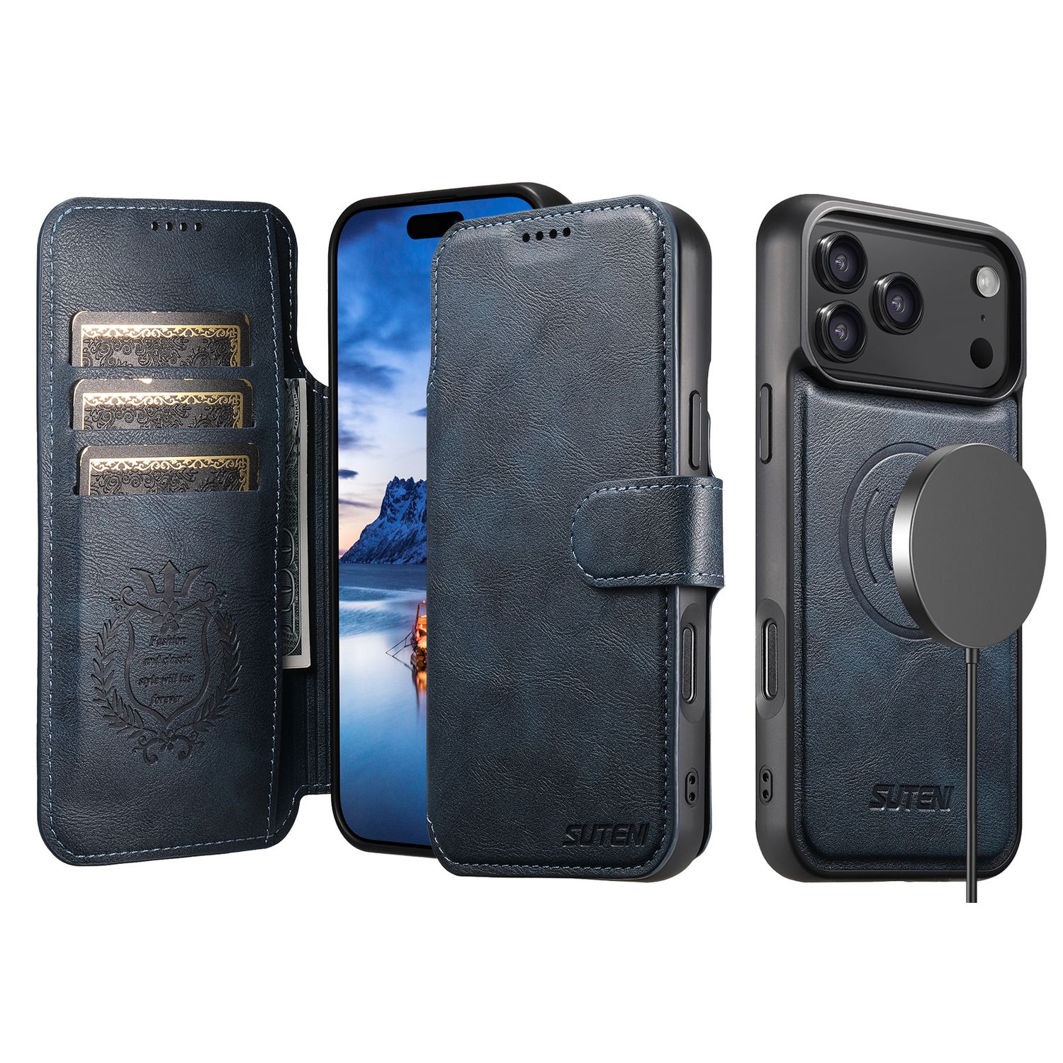TDG KDS iPhone 17 Pro Q5 Flip Case, Blue