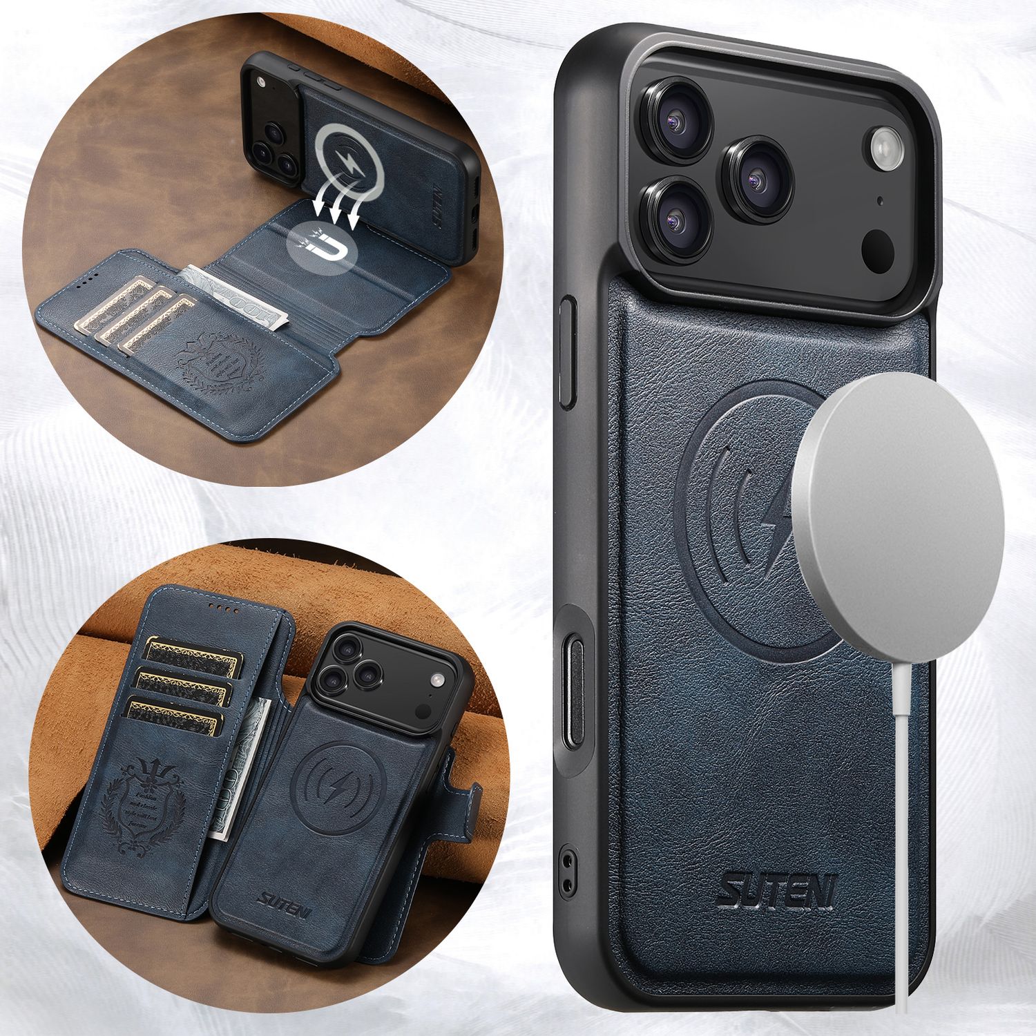 TDG KDS iPhone 17 Pro Q5 Flip Case, Blue