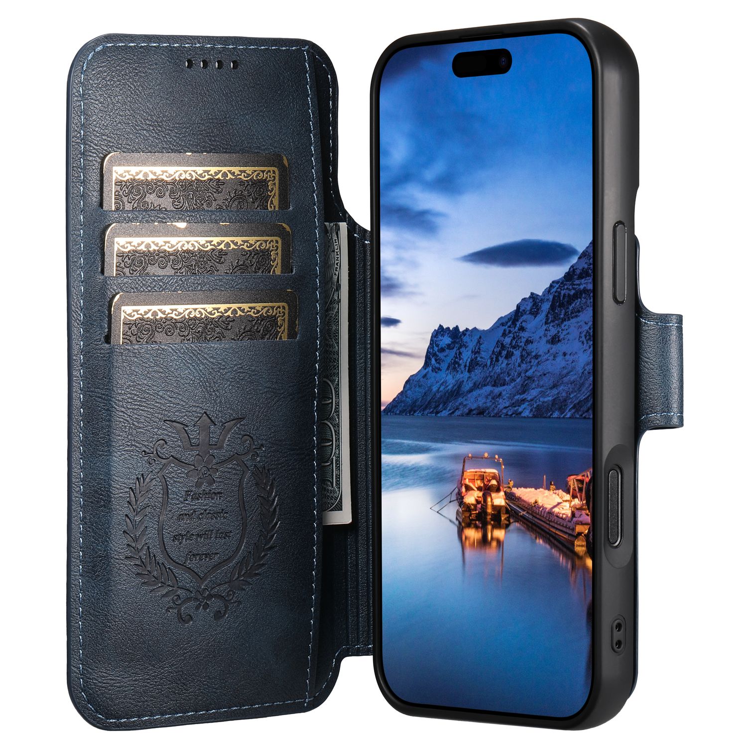 TDG KDS iPhone 17 Pro Q5 Flip Case, Blue