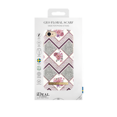 iDeal Of Sweden iPhone 8 Fashion Case Collaboration Dearing Kinga, Geo Floral Sc