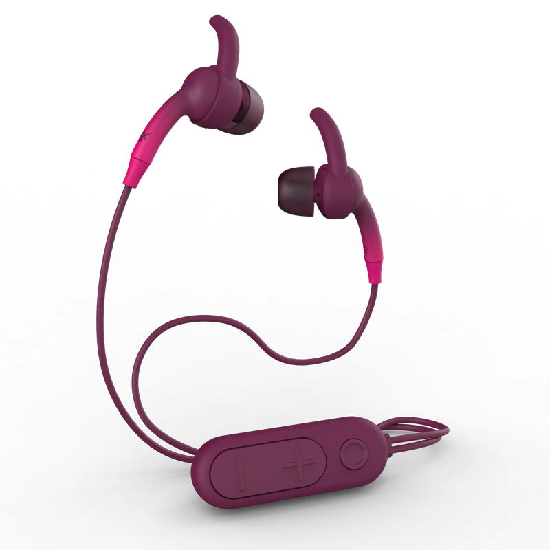 ZAGG iFrogz Audio Sound Hub Plugz Wireless Earbuds, Purple/Pink
