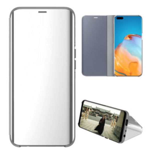 Komass Huawei P40 Pro+ 5G Clear View Standing Cover, Silver